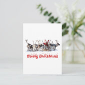 サンタおよびトナカイ シーズンポストカード (スタンド正面)