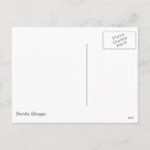 サンタおよびトナカイ シーズンポストカード (裏面)