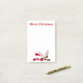 サンタおよびトナカイ ポストイット (デスク上)