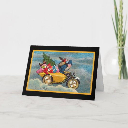 サンタおよび側車 シーズンカード (正面)
