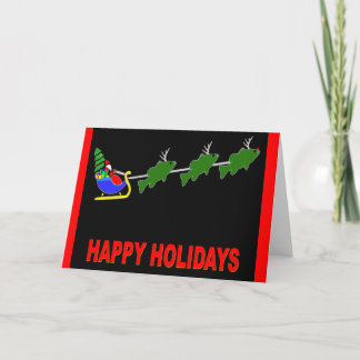 サンタおよび彼の"低音のシカ"カード シーズンカード