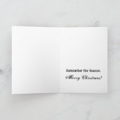 サンタおよび星 シーズンカード (内部)