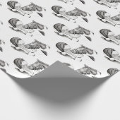 サンタおよび馬 ラッピングペーパー (角)