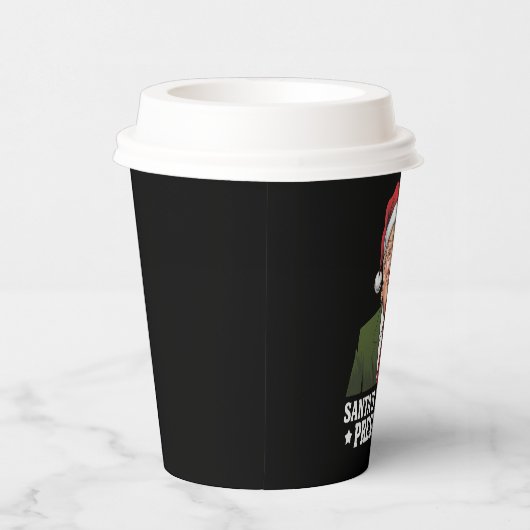 サンタお気に入りののトランプおもしろいクリスマス 紙コップ (右)