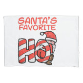 サンタお気に入りのスおもしろいいけな大人用のクリスマス 枕カバー (正面)