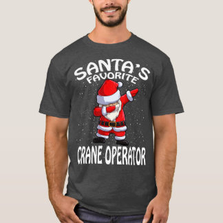 サンタお気に入りのスクレーンのオペレーターのクリスマス Tシャツ