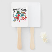 サンタお気に入りのスナース1 ハンドファン (正面&裏面)