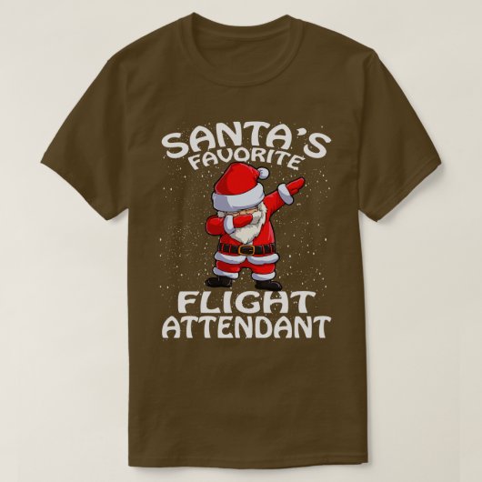 サンタお気に入りのスフライト付き添い人クリスマス1 Tシャツ (デザイン正面)