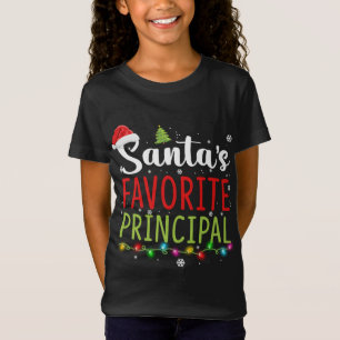 サンタお気に入りのスプリンシパルクリスマスパジャマサンタH Tシャツ