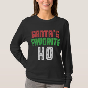 サンタお気に入りのスホおもしろいクリスマスローディ不適切 Tシャツ