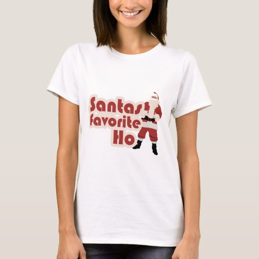 サンタお気に入りのスホおもしろいクリスマス Tシャツ (正面)