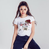 サンタお気に入りのスホおもしろい – クリスマスTシャツ Tシャツ