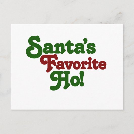 サンタお気に入りのスホ シーズンポストカード (正面)