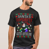 サンタお気に入りのス南アフリカのクリスマス Tシャツ (正面)