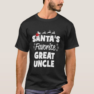 サンタお気に入りのス叔父素晴らしクリスマスマッチング Tシャツ