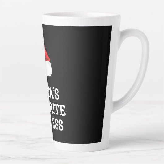 サンタお気に入りのス女優クリスマス演技女優 カフェラテマグ (右)