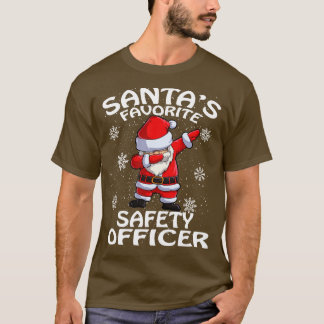 サンタお気に入りのス安全将校クリスマス Tシャツ