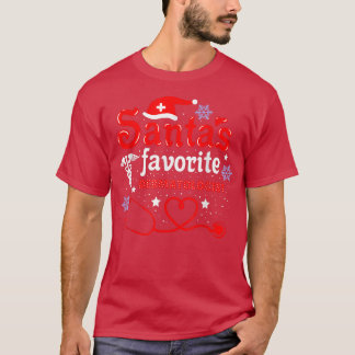 サンタお気に入りのス皮膚科クリスマス Tシャツ
