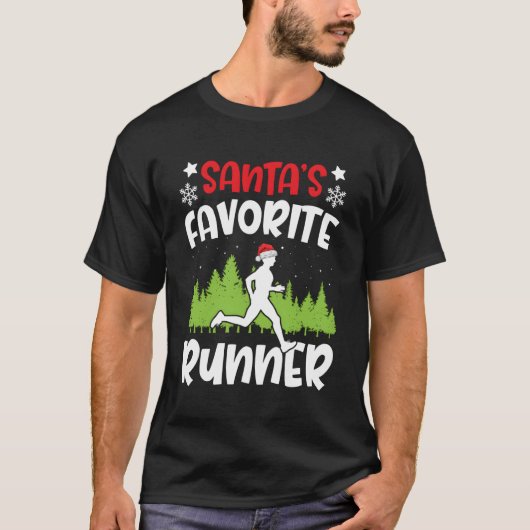 サンタお気に入りのス走ランギフトマッチング走のF Tシャツ (正面)
