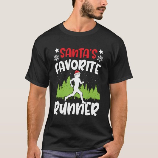 サンタお気に入りのス走ランギフトマッチング走のF Tシャツ (正面)