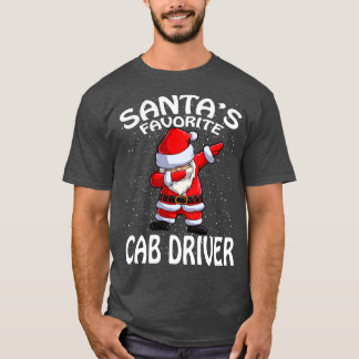 サンタお気に入りのス車の運転手クリスマス Tシャツ