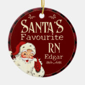 サンタお気に入りのスRN セラミックオーナメント (正面)
