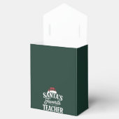 サンタお気に入りの先生クリスマス教え生徒 フェイバーボックス (オープン)