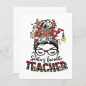 サンタお気に入りの先生 (正面/裏面)