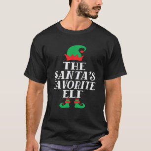 サンタお気に入りの小妖精や小人ファミリーマッチンググループクリスム Tシャツ