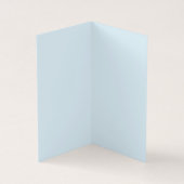 サンタお洒落アイスブルー縦型カード (内部)