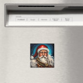 サンタお洒落クリスマススチームパンク マグネット (インサイチュ (食洗機))