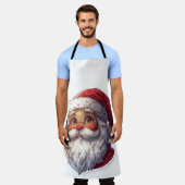 🎅サンタお洒落クロースのエプロン🎅 エプロン (着用した状態)