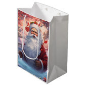 サンタお洒落クロース1 ミディアムペーパーバッグ (正面アングル)