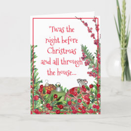 サンタお洒落ファミリーペットクリスマスかわいい犬猫 シーズンカード