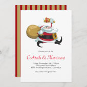 サンタお洒落ホリデーパーティー 招待状 (正面/裏面)