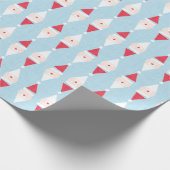 サンタお洒落幾何学的ラッピング紙 ラッピングペーパー (角)
