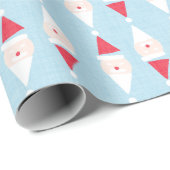 サンタお洒落幾何学的ラッピング紙 ラッピングペーパー (ロールコーナー)
