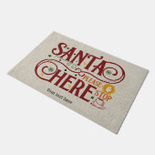 サンタお願ストップいはい ドアマット (アングル)