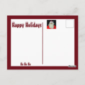 サンタからこんにちは ポストカード (裏面)