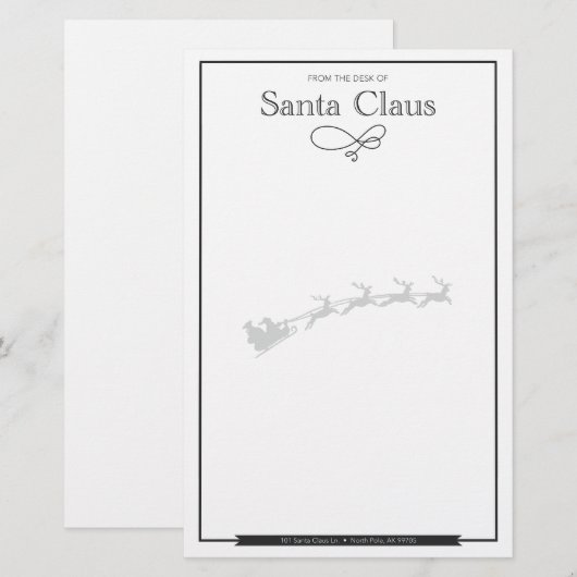 サンタからのいけな手紙 (正面/裏面)