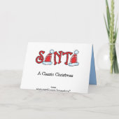 サンタからのキッズクリスマスカード シーズンカード (裏面)