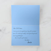 サンタからのキッズクリスマスカード シーズンカード (内部)