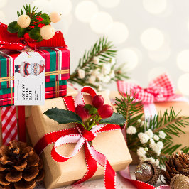 サンタからのクリスマスギフトタグ ギフトタグ