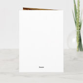 サンタからのクリスマスプレゼント カード (裏面)