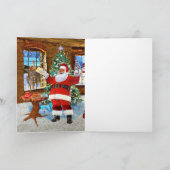 サンタからのクリスマスプレゼント カード (内部)