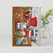 サンタからのクリスマスメッセージ 招待状 (スタンド正面)