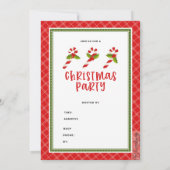 サンタからのクリスマスメッセージ 招待状 (裏面)