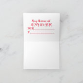 サンタからのクリスマス特別配達 サンキューカード (内部)