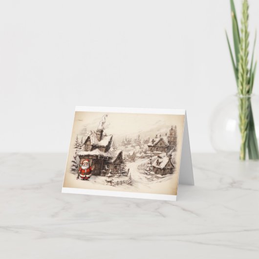 サンタからのクリスマス特別配達 サンキューカード (正面)