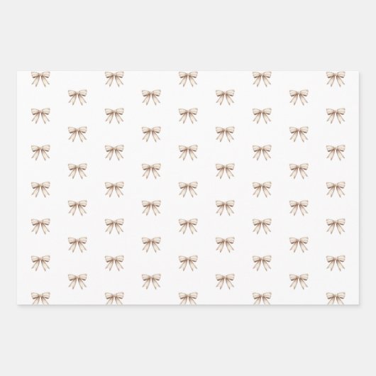 サンタからのニュートラルクリスマス小妖精や小人 ラッピングペーパーシート (正面3)